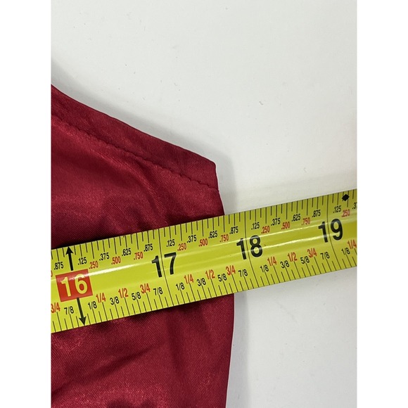 Spirit Halloween Beer Maiden Costume Adult M Red Black Lace Trim Full Zip Back - Picture 9 of 9